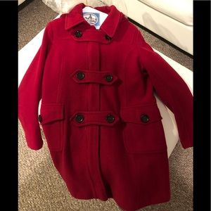 Red Tommy Hilfiger winter coat
